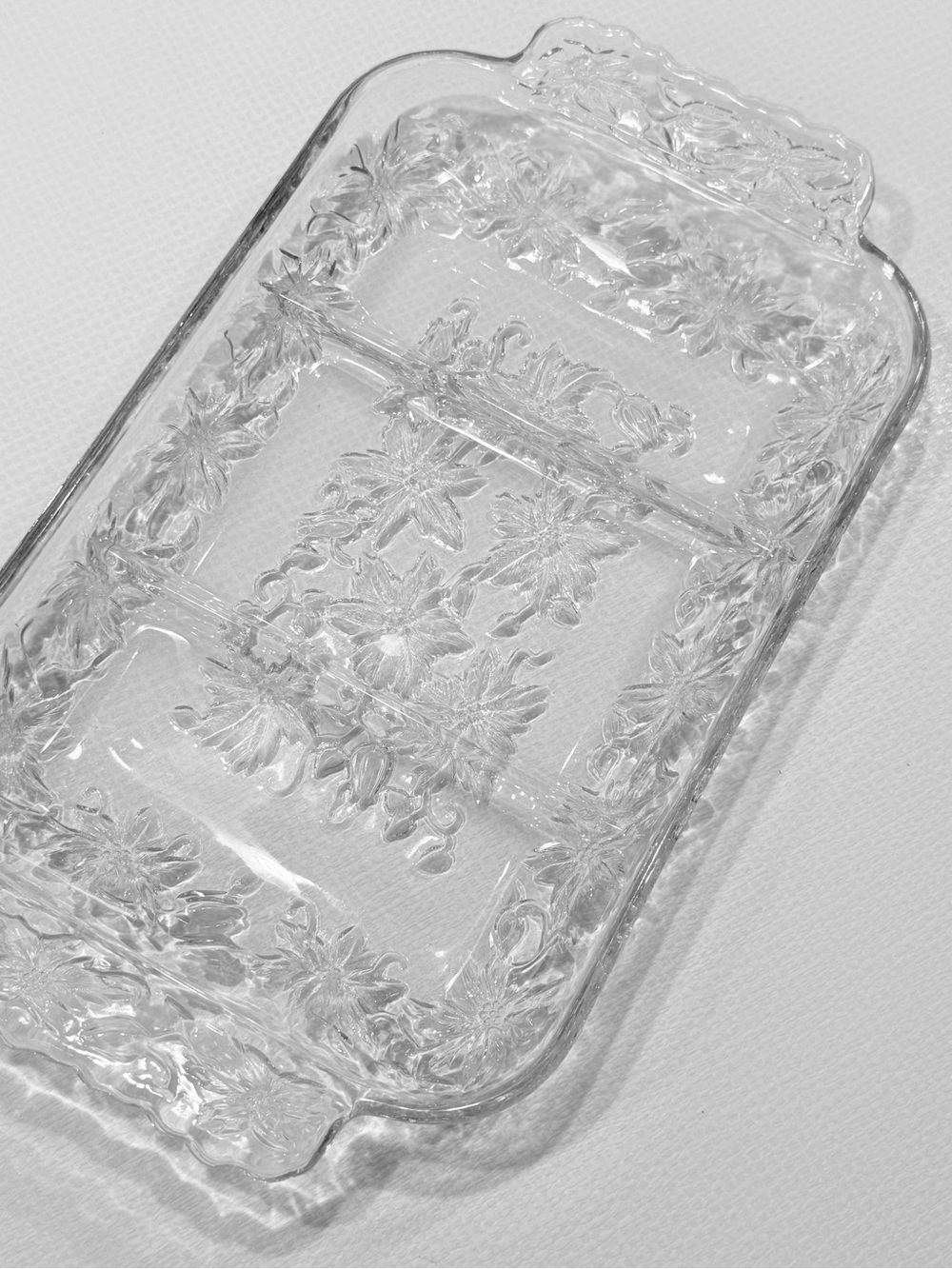 “Princess House” Fantasia 3-Section Serving Tray